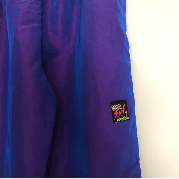 Set Vintage 80’s 90’s Surf Style Purple Iridescent - Picture 6 of 8